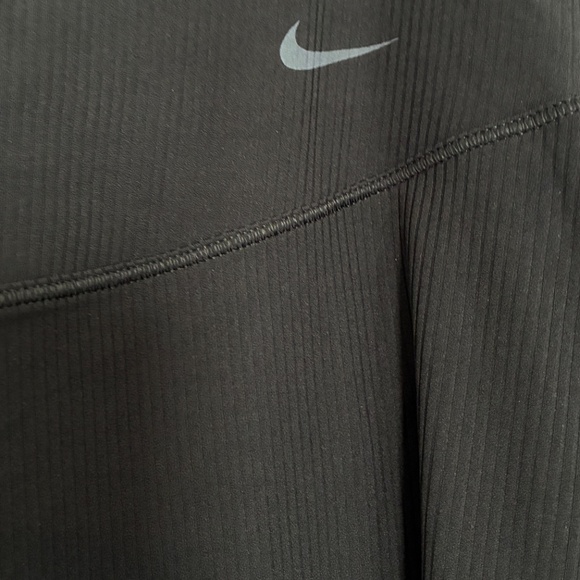 Nike Zenvy $110 Plus Size Ribbed High Waisted Dri-FIT Leggings Black 1X - Picture 12 of 16